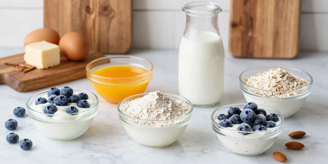 Healthy Greek Yogurt Blueberry Protein Muffins You'll Love!