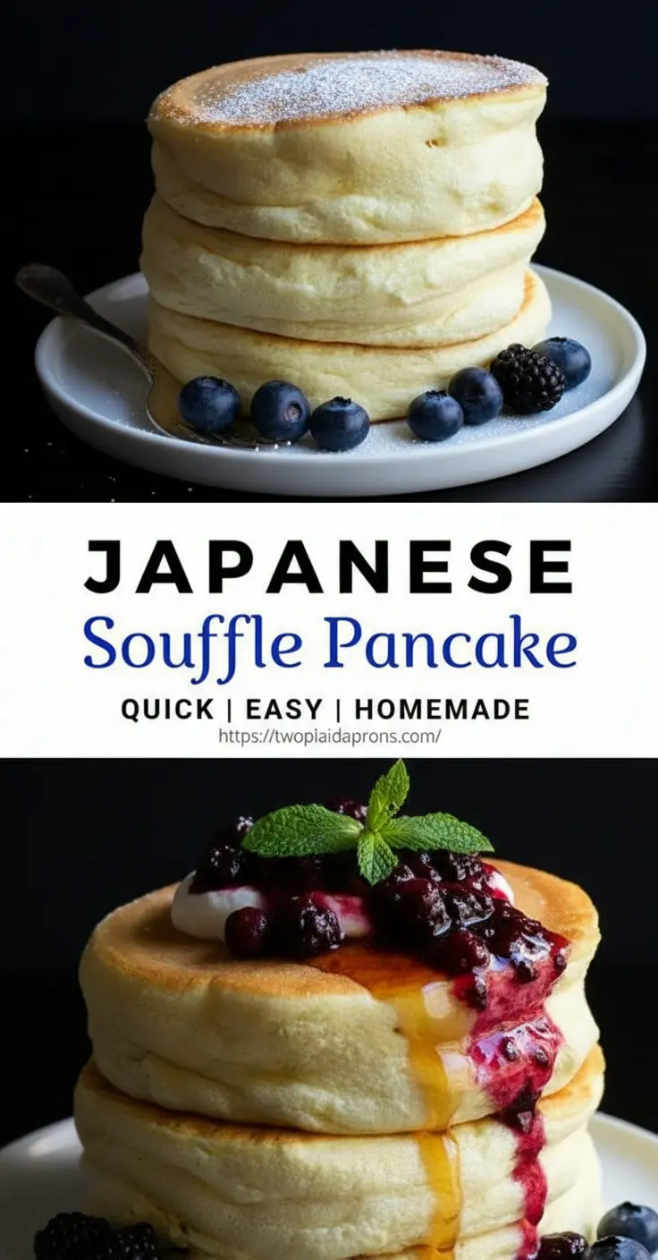 recipe image of fresh eggs yolks whites all purpose flour cake flour milk sugar baking powder vanilla extract lemon zest juice vinegar cream of tartar whipped cream berries powdered sugar maple syrup arranged on a white marble kitchen counter healthy clear glass bowls rustic brown wooden kitchen sets soft diffuse daylight