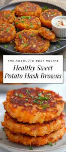 recipe image of a realistic top down mise en place shot showing fresh sweet potatoes onion garlic olive oil salt pepper egg flour garlic powder onion powder paprika cumin arranged on a white marble kitchen counter with healthy clear glass bowls and rustic brown wooden kitchen sets under soft diffuse daylight