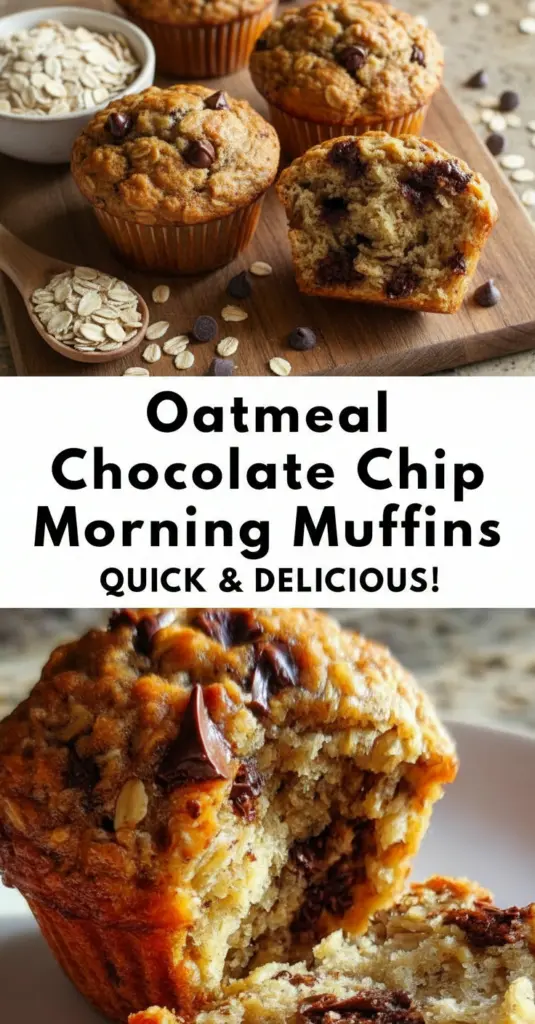 recipe image of a realistic top down mise en place shot showing the fresh ingredients oats flour chocolate chips milk eggs brown sugar baking powder baking soda cinnamon salt oilbutter vanilla arranged on a white marble kitchen counter with healthy clear glass bowls and rustic brown wooden kitchen sets under soft diffuse daylight