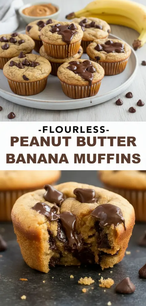 recipe image of ripe bananas peanut butter almond butter eggs maple syrup honey vanilla extract baking soda chocolate chips nuts cinnamon flax eggs oats chickpeas white marble kitchen counter healthy clear glass bowls rustic brown wooden kitchen sets soft diffuse daylight