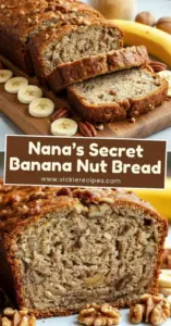 recipe image of ripe bananas flour sugar eggs butter oil shortening baking soda salt vanilla extract walnuts pecans cinnamon raisins chocolate chips arranged on a white marble kitchen counter with healthy clear glass bowls and rustic brown wooden kitchen sets under soft diffuse daylight