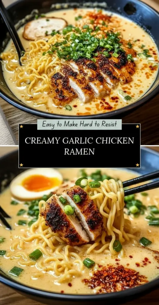 recipe image of A realistic top down mise en place shot showing chicken breasts ramen noodles heavy cream minced garlic chicken broth soy sauce olive oil green onions chili sauce paprika honey and parmesan cheese fresh ingredients arranged on a white marble kitchen counter with healthy clear glass bowls and rustic brown wooden kitchen sets under soft diffuse daylight