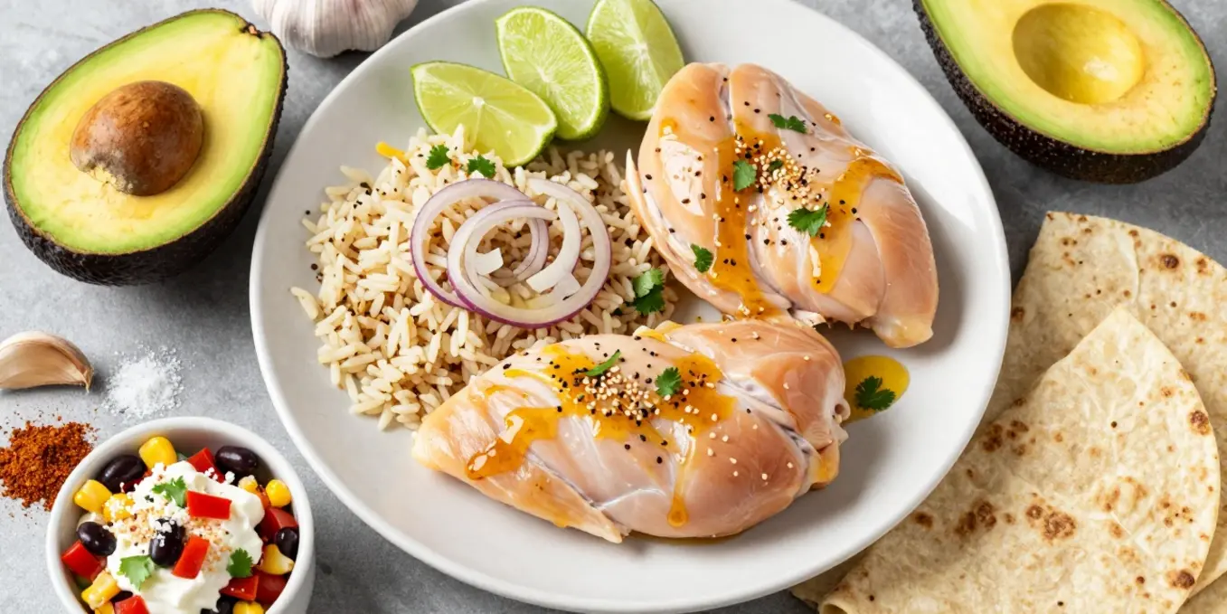 Honey Lime Chicken & Avocado Rice Stack: Your New Favorite Easy Dinner!