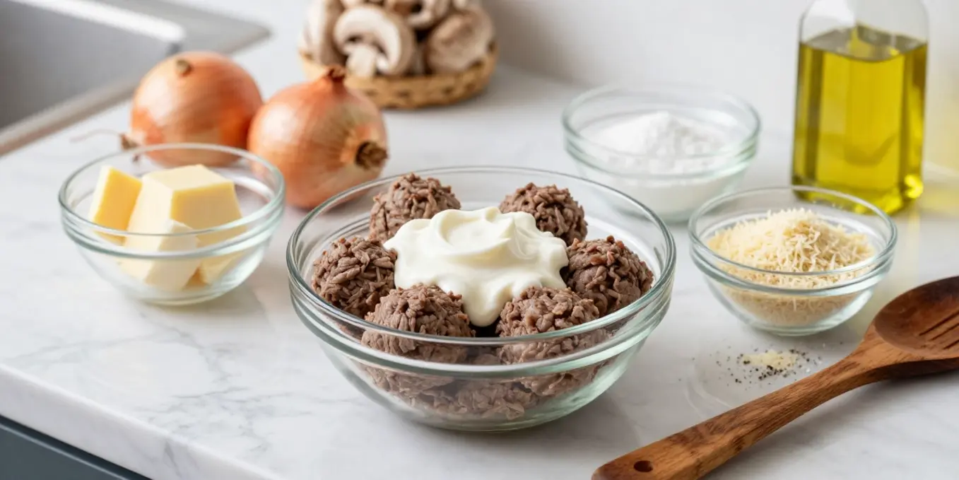 Keto Meatball Stroganoff: Easy 30-Minute Low Carb Dinner!