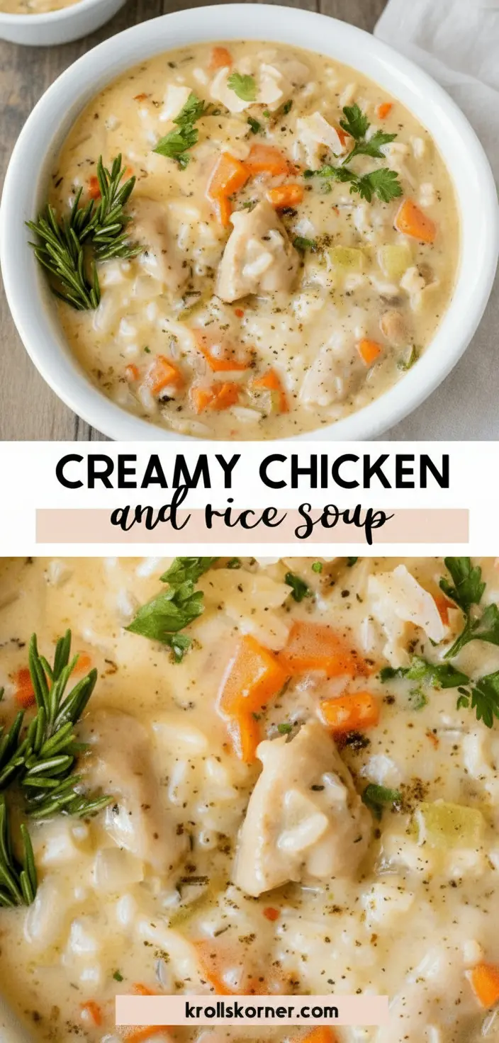 recipe image of chicken breast or thighs long grain white rice chicken broth stock heavy cream or half and half butter onion carrots celery garlic all purpose flour bay leaves salt and black pepper dried thyme dried oregano dried parsley italian seasoning fresh dill fresh lemon juice arranged on a white marble kitchen counter with healthy clear glass bowls and rustic brown wooden kitchen sets under soft diffuse daylight