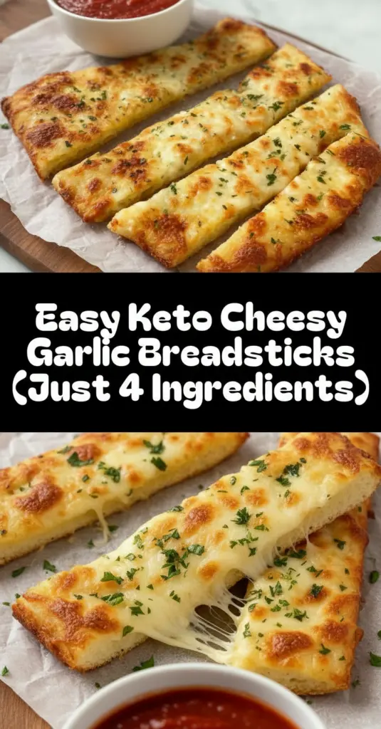 recipe image of a stunning top down mise en place shot featuring fresh mozzarella cheese almond flour cream cheese eggs parmesan cheese garlic powder italian seasoning baking powder and fresh parsley all beautifully arranged on a gleaming white marble kitchen counter with healthy clear glass bowls and rustic brown wooden kitchen sets under soft diffuse daylight