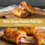 recipe image of realistic top down mise en place shot swiss cheese slices sliced corned beef pastrami sauerkraut mayonnaise sugar free ketchup horseradish sauce worcestershire sauce minced onion paprika dill pickle relish salt black pepper caraway seeds dill pickles sour cream cream cheese arranged on a white marble kitchen counter with healthy clear glass bowls and rustic brown wooden kitchen sets under soft diffuse daylight