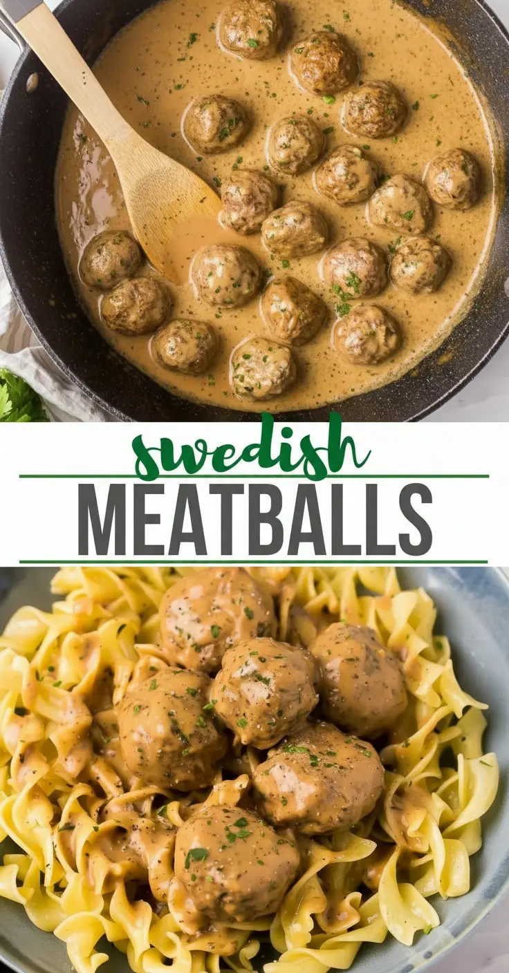 recipe image of a close up shot of a beautiful top down mise en place of ingredients for Swedish Meatballs arranged on a white marble kitchen counter in healthy clear glass bowls and rustic brown wooden kitchen sets under soft diffuse daylight including ground beef ground pork panko breadcrumbs milk egg onion garlic salt pepper butter flour beef broth heavy cream Worcestershire sauce Dijon mustard parsley allspice nutmeg ginger soy sauce bay leaves thyme