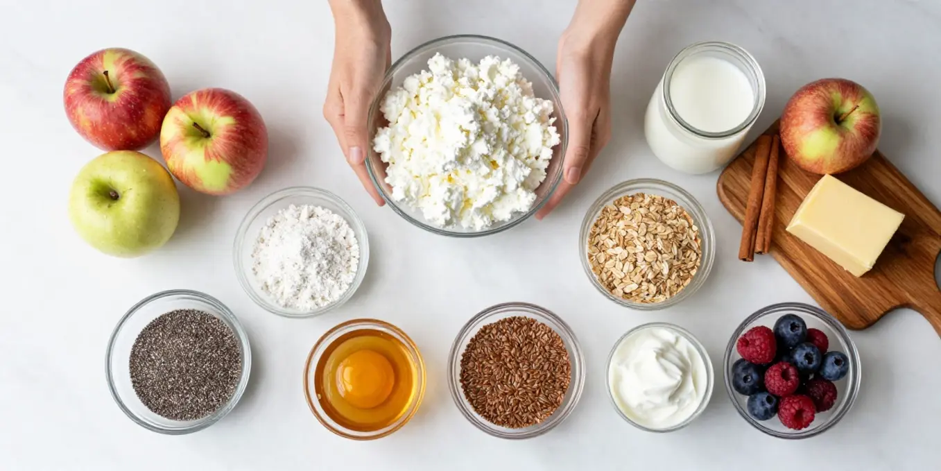 High-Protein Apple Cinnamon Cottage Cheese Bake: Easy & Delicious!