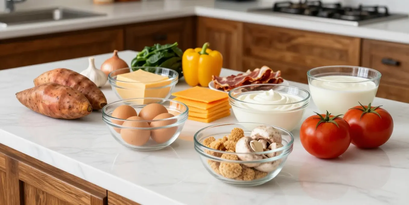 Protein-Packed Sweet Potato Egg Casserole: Quick & Easy!