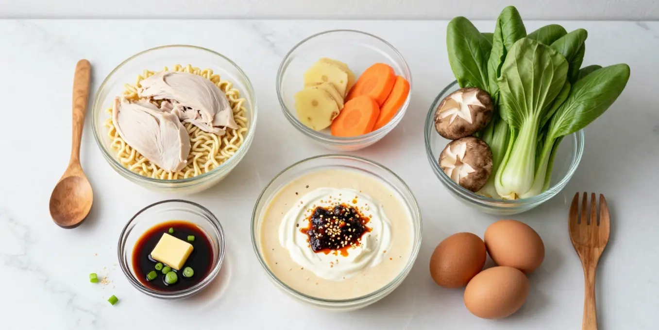 Easy Spicy Creamy Chicken Ramen Soup | Quick 20-Min Dinner