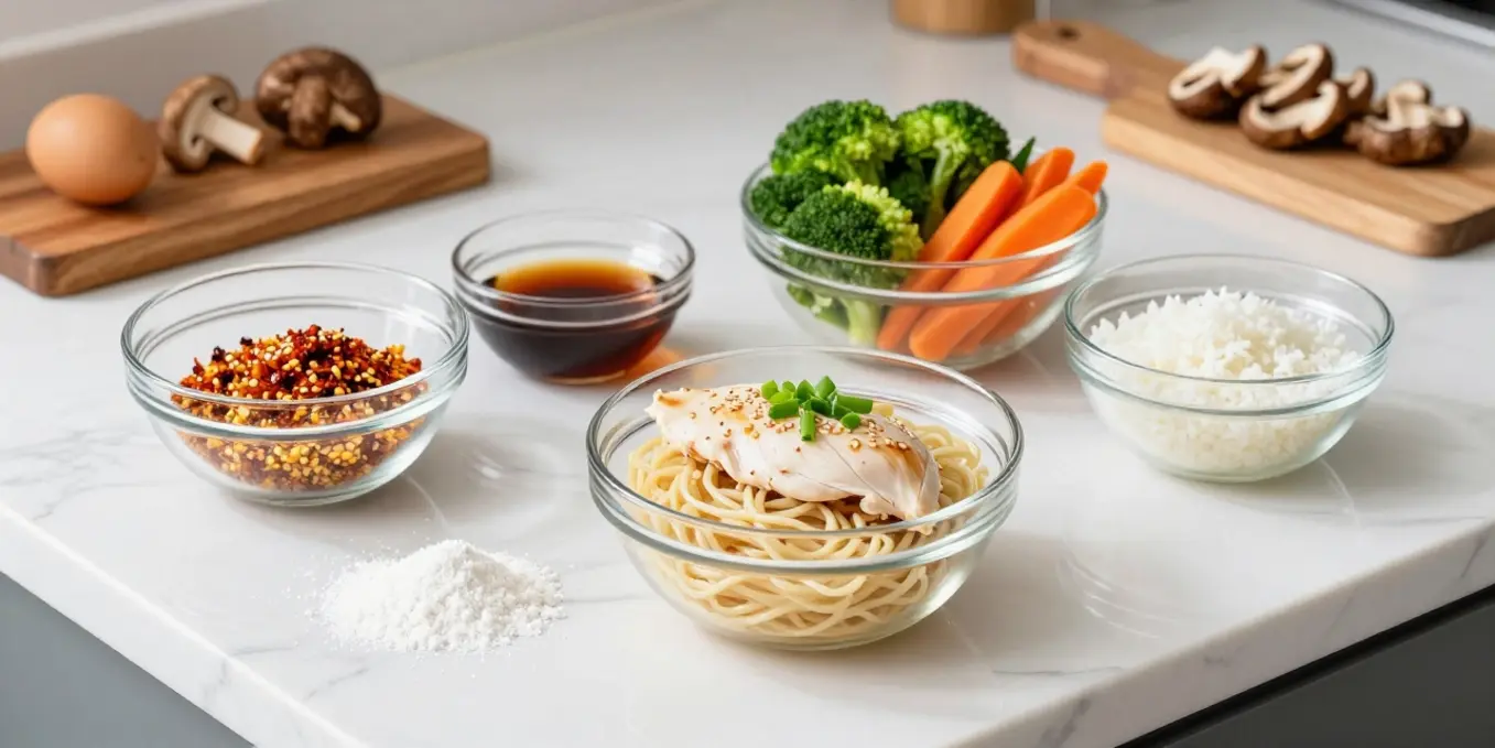 Sticky Garlic Chicken Noodles Easy Weeknight Dinner!