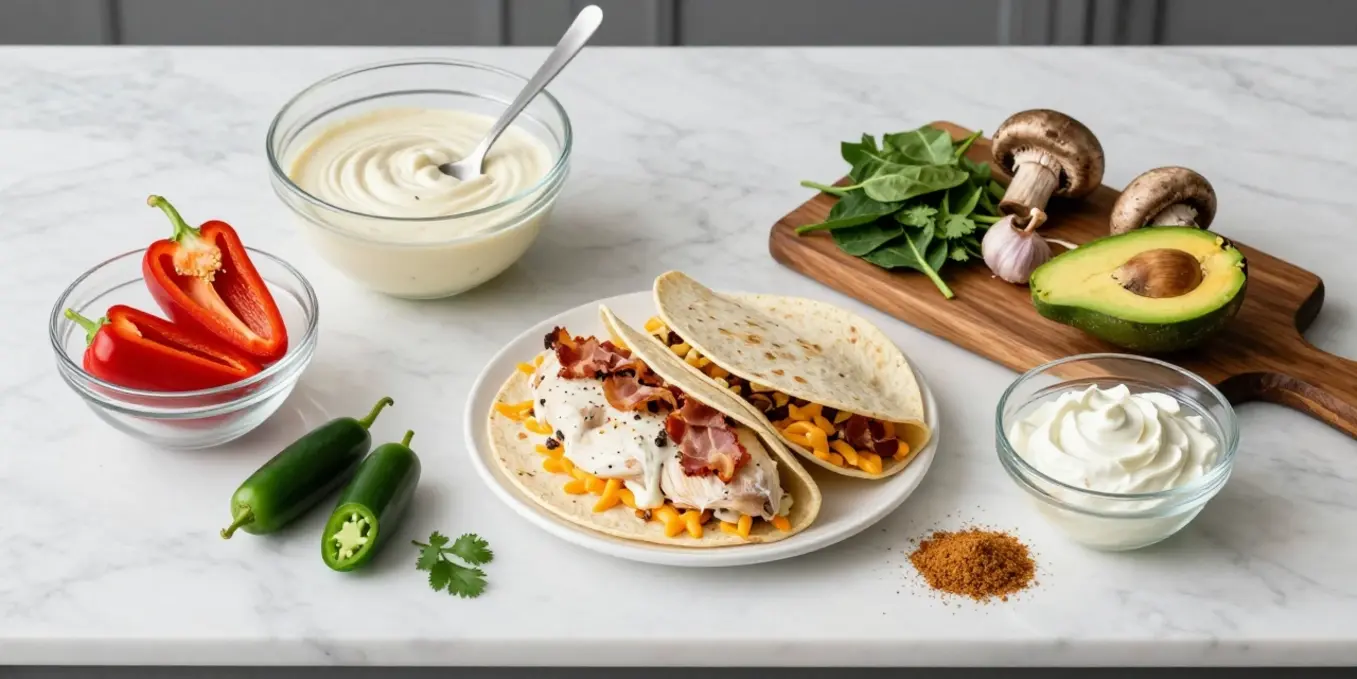 20-Minute Chicken Bacon Ranch Quesadilla: Quick & Crispy!
