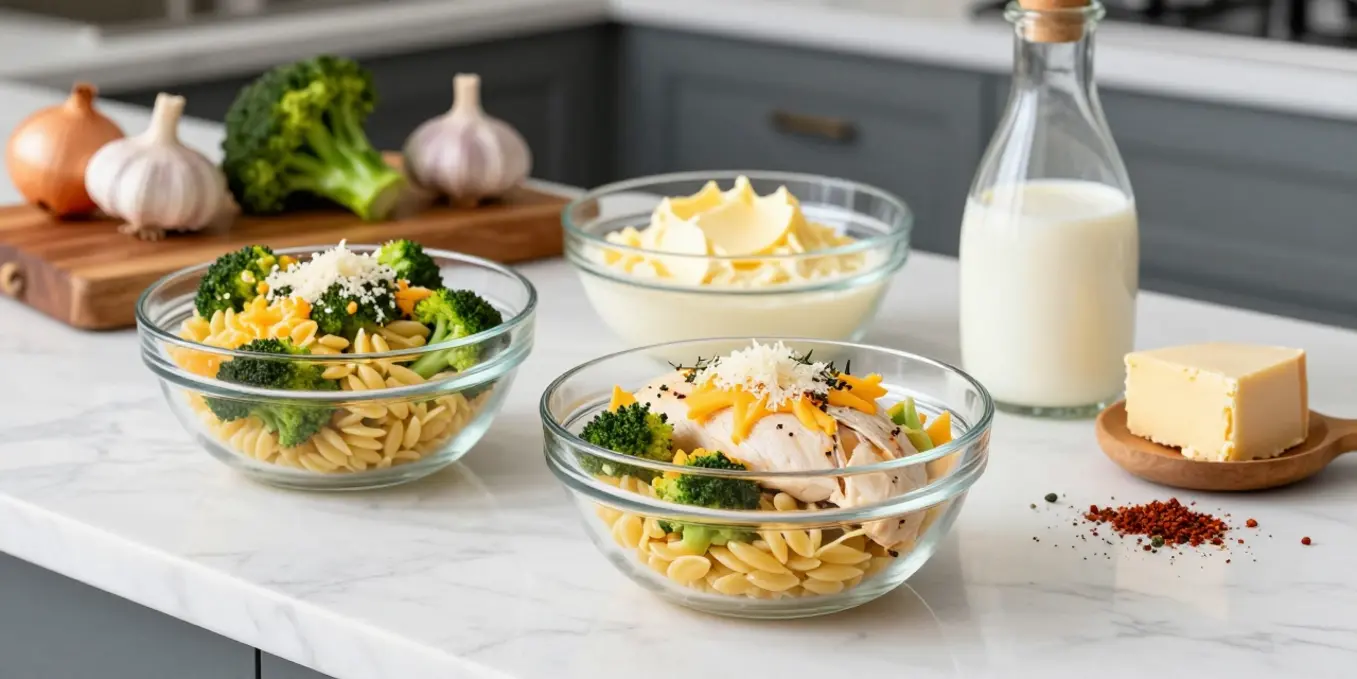Cheesy Chicken Broccoli Orzo: Your New Favorite Easy Weeknight Dinner!