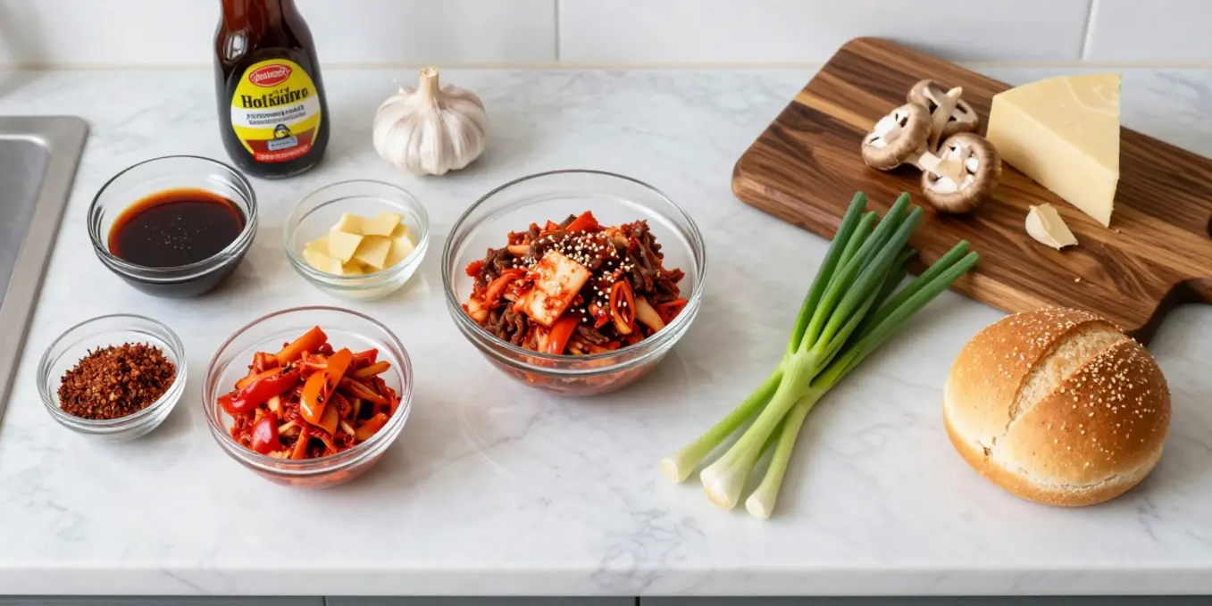 Spicy Kimchi Bulgogi Cheesesteak: Easy Dinner You'll Crave!