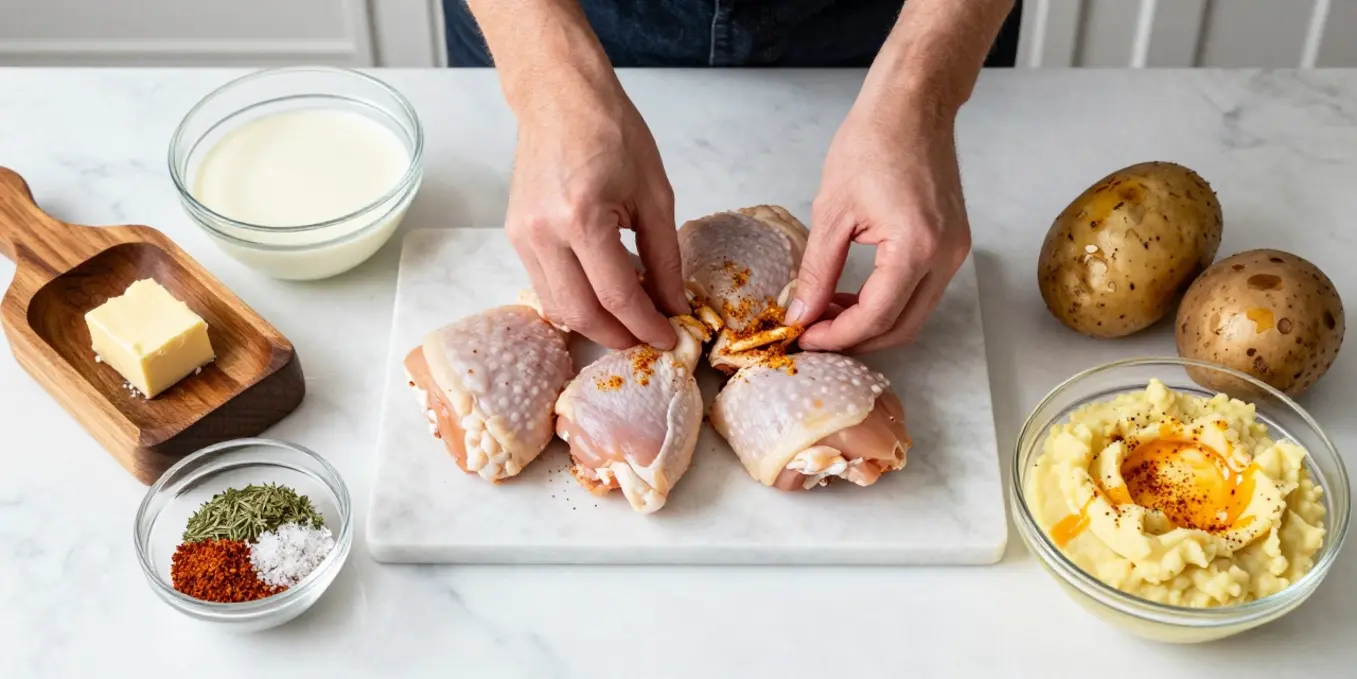 Chipotle Honey Chicken & Gouda Mash: Protein-Packed Dream!