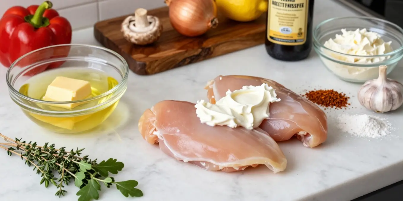 Quick & Easy Creamy Banana Pepper Chicken Skillet Dinner