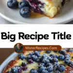 recipe image of blueberries buttermilk pancake mix eggs butter sugar vanilla extract flour baking powder salt milk cinnamon nutmeg maple syrup whipped cream chopped nuts arranged on a white marble kitchen counter healthy clear glass bowls rustic brown wooden kitchen sets soft diffuse daylight