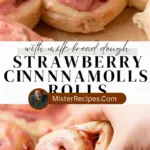 recipe image of flour butter sugar cinnamon strawberries milk eggs yeast salt vanilla extract cream cheese powdered sugar buttercream sour cream heavy cream almond extract lemon juice nutmeg cardamom arranged on a white marble kitchen counter healthy clear glass bowls and rustic brown wooden kitchen sets under soft diffuse daylight