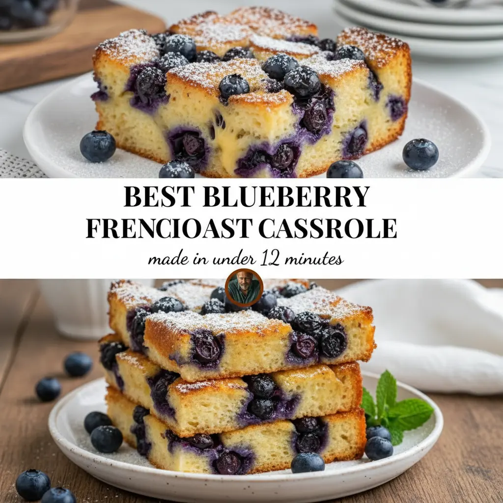 recipe image of blueberries eggs milk bread butter cinnamon vanilla extract sugar salt heavy cream maple syrup powdered sugar nutmeg cloves allspice cream cheese yogurt coconut milk almond milk gluten free bread sourdough bread brioche croissants whipped cream arranged on a white marble kitchen counter with healthy clear glass bowls and rustic brown wooden kitchen sets under soft diffuse daylight