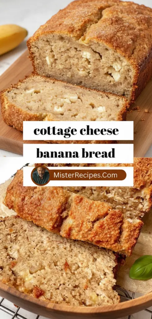 recipe image of bananas cottage cheese eggs flour baking soda baking powder cinnamon vanilla extract butter sugar salt nuts chocolate chips blueberries applesauce maple syrup honey almond flour coconut flour chia seeds flax seeds sweet potato dates arranged on a white marble kitchen counter with healthy clear glass bowls and rustic brown wooden kitchen sets under soft diffuse daylight