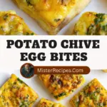 recipe image of potatoes chives eggs cheese cream cheese milk butter garlic onion salt pepper paprika thyme oregano nutritional yeast spinach bell peppers mushrooms bacon bits sausage sour cream arranged on a white marble kitchen counter with healthy clear glass bowls and rustic brown wooden kitchen sets under soft diffuse daylight