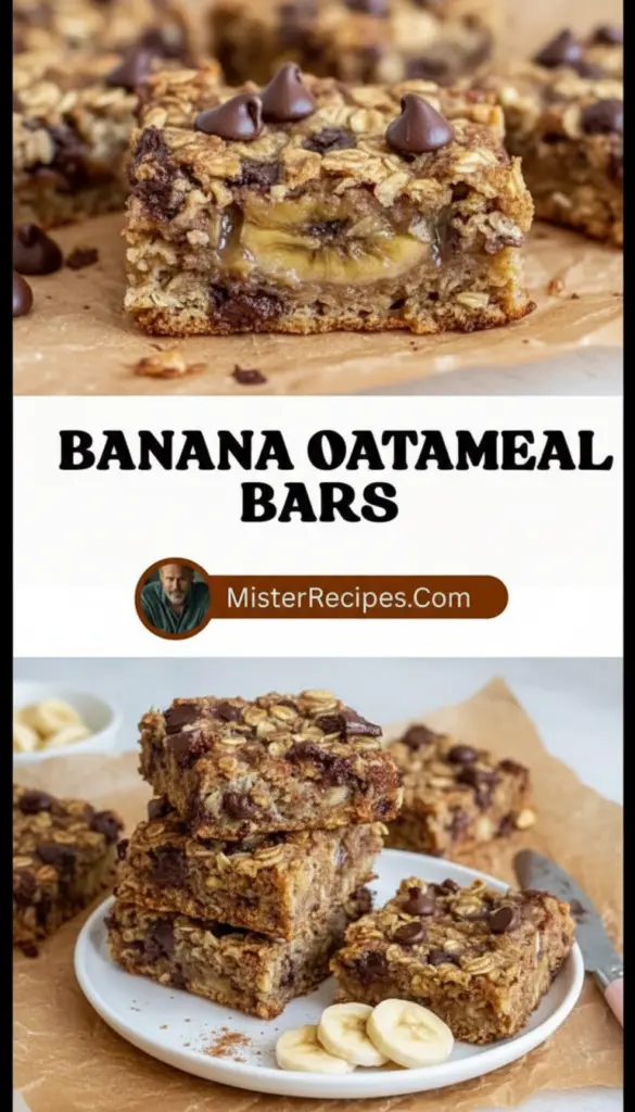 recipe image of bananas oats butter brown sugar eggs vanilla extract cinnamon baking soda salt chocolate chips nuts dried fruit maple syrup arranged on a white marble kitchen counter with healthy clear glass bowls and rustic brown wooden kitchen sets under soft diffuse daylight