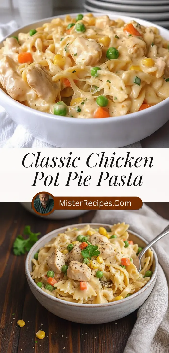 recipe image of chicken breast frozen peas and carrots cream of chicken soup elbow macaroni cheddar cheese butter flour milk onion garlic thyme salt pepper breadcrumbs arranged on a white marble kitchen counter with healthy clear glass bowls and rustic brown wooden kitchen sets under soft diffuse daylight