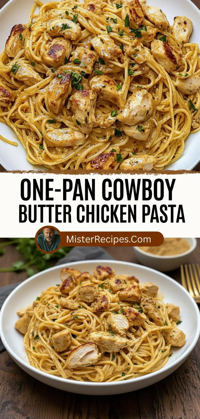 recipe image of chicken breast pasta butter heavy cream garlic onion parmesan cheese salt pepper olive oil thyme paprika mushrooms bell peppers spinach lemon juice