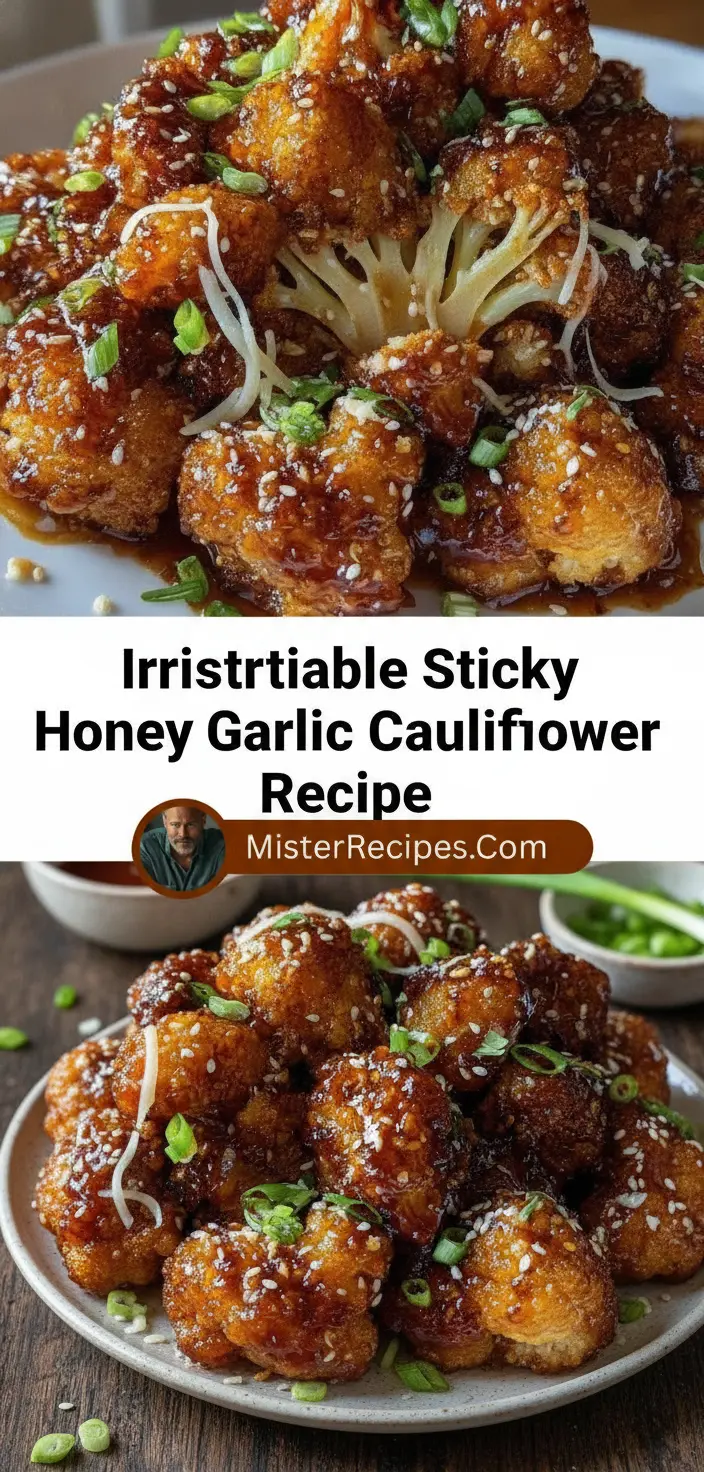 recipe image of a realistic top down mise en place shot showing the fresh ingredients cauliflower honey garlic soy sauce ginger sesame oil red pepper flakes green onions butter olive oil rice vinegar apple cider vinegar cornstarch salt black pepper arranged on a white marble kitchen counter with healthy clear glass bowls and rustic brown wooden kitchen sets under soft diffuse daylight