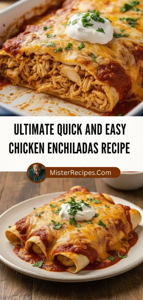 recipe image of chicken breast chicken thighs canned chicken rotisserie chicken corn tortillas flour tortillas enchilada sauce cheese cheddar monterey jack queso fresco onions garlic bell peppers cilantro jalapeos cumin chili powder paprika oregano lime juice butter oil salt pepper sour cream avocado black beans corn kernels rice salsa cream cheese greek yogurt arranged on a white marble kitchen counter with healthy clear glass bowls and rustic brown wooden kitchen sets under soft diffuse daylight