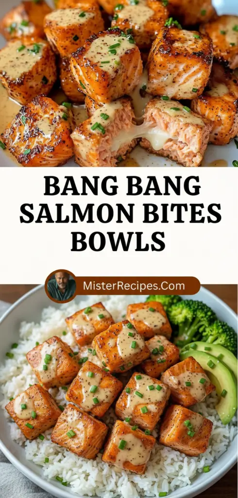 recipe image of salmon fillets bang bang sauce lettuce wraps cucumber avocado rice noodles sesame seeds green onions ginger garlic soy sauce lime juice arranged on a white marble kitchen counter with healthy clear glass bowls and rustic brown wooden kitchen sets under soft diffuse daylight
